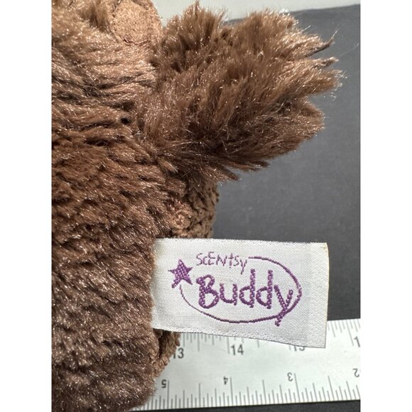 Scentsy 2013 Retired Christmas Buddy Moose Plush 2 Black Raspberry Vanilla Scent - Picture 6 of 8